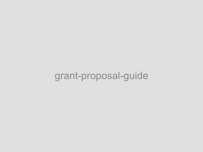 Grant proposal writing guide